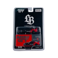 MINIGT#649 LB Super- Silhouette Nissan Silvia S15 Advan [LBWK EXCLUSIVE]