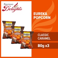 Eureka Popcorn Classic Caramel 80g (Bundle of 3)