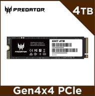 PX大通m.2固態磁碟raid陣列盒 含座 ACER 宏碁 Predator GM7 4TB M.2 2280 PCIe Gen4x4 SSD固態硬碟 *2