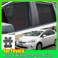 Toyota prius v Alpha 2011-2021 prius車のウィンドウサンシェードガラスフロントリアサイドウィンドウカーテンサンバイザー