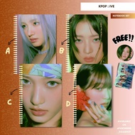KPOP [IVE] SWITCH NOTEBOOK BADGE POSTER WONYOUNG REI LEESEO JIWON GAEUL YUJIN