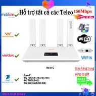 Bộ định tuyến modem Sim mở khóa Đã Sửa đổi Cpe611 R611 Wifi Tanpa có 4G LTE CPE 4 định tuyến ăng ten
