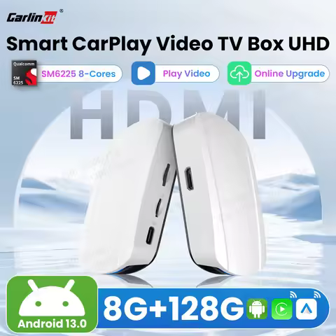 2025 Carlinkit 8G+128G Smart CarPlay Ai Box Android 13 Qualcomm SM6225 660 8-Core Wireless Android A