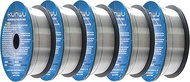 KUNWU ER4043 Aluminum MIG Welding Wire Spools 0.035" x 1 Lb - 5 Spools Pack (5, 0.035")