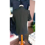 BUSH JACKET PEGAWAI (HITAM) Half Linning