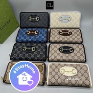 กระเป๋าสตางค์ GUCCI HORSEBIT 1955 ZIP AROUND WALLET