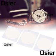 OSIER 3pcs Watch Bezel Ring, Transparent Color 400°F Tolerance Ceramic Watch Bezel, Professional Adh