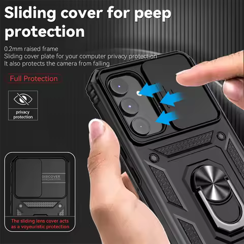 For Samsung Galaxy A14 A24 A34 A54 5G Case Ring Holder Armor Shockproof Coque For Galaxy A 14 24 34 