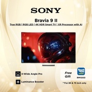[NEW] Sony BRAVIA 9 II | Flagship True RGB | RGB LED | XR Processor with AI | 4K Ultra HD | 120Hz | 