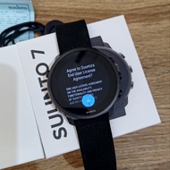 JAM tangan SUUNTO 7 BLACK leather ORIGINAL second