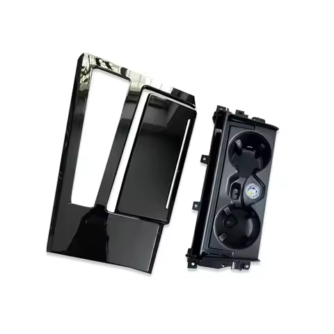 For Audi A6 C8 A7 S7 C8 Piano Black Central Channel Interior Panel Drink Holder Cover Trim Cup holde