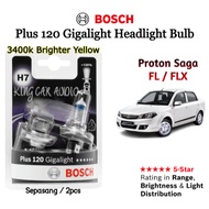 Untuk Proton Saga FL/FLX~Sepasang 3400K 12V Bosch Plus 120 Gigalight H7 Mentol Lampu Rendah Depan Ke