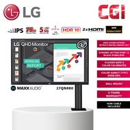 LG 27'' 27QN880 QHD 75Hz FreeSync Ergo IPS USB Type-C Monitor