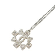 CHANEL 金屬Necklace項鍊銀色