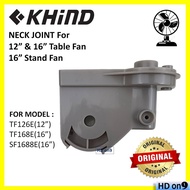 [ORIGINAL] KHIND Neck Joint Auto 12" And 16" Table Fan/Stand Fan (Model: SF1688E/TF168E/TF126E)