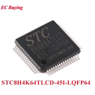 5Pcs/1pc STC8H4K64T LCD STC8H4K64TLCD-45I LQFP64 STC8H4K64 STC 8H4K64 1T 8051 Single-Chip Microcontr