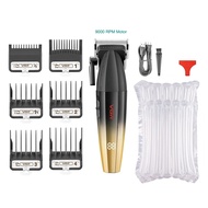 VGR ปัตตาเลี่ยนเครื่องตัดผมไฟฟ้าปัตตาเลี่ยนมืออาชีพเครื่องตัดผมไร้สาย9000RPM บัตตาเลี่ยนโกนหนวดสำหรั