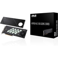 ASUS Hyper M.2 x16 Gen5 Card (4x NVMe M.2 Slot Up to 512Gbps RAID supports)