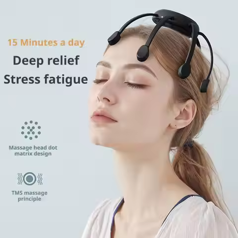 Eight Claws Electric Head Massager Automatic 5 Modes Intelligent Scalp Massager High Frequency Vibra