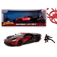 Marvel Miles Morales Spider-Man  - 2017 Ford GT w/ Miles Morales Spider Man Figure