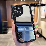 Raimondo Casing Ponsel Cermin Butiran Krim Casing Pelindung Transparan Cocok Untuk IPhone 7Plus/8Plu