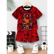 Kids Terno Sando and Shorts Set for Boys – Comfortable Fabric 0NE PIECE DESIGN ANIME