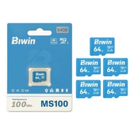 BIWIN 64GB U3 MicroSD Memory Card