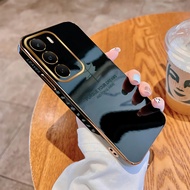 For Realme C71 C73 Realme 14 5G Luxury Plating TPU Softcase Maple Leaves Pattern Cover Casing