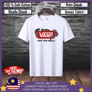 🔥Premium Cotton🔥 V@ns old Skool Baju T shirt Lelaki 100% Cotton Vans Tshirt Baju Vans Baju Lelaki Baju Perempuan