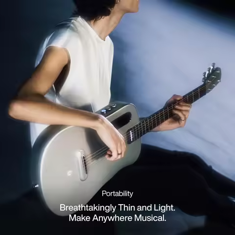 2026 hot LAVA ME AIR Acoustic Guitar,Thin and Light SPRUCE Guitars with FreeBoost Magnetic Effect