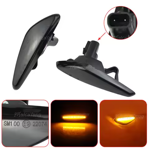 For Mazda MX-5 Miata ND 2016- RX-8 6 Atenza GH 5 Premacy CW Fiat 124 Spider 2Pcs Dynamic LED Side Ma