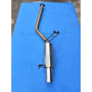 Honda accord cl9 5 zigen pro racer zz muffler ekzos
