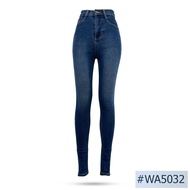 กางเกงยีนส์ผู้หญิงทรงสกินนี่ นิยมยีนส์ Niyom jeans สียีนส์ ทรงสกินนี่(เดฟ) ผ้ายืด รุ่น WA5032