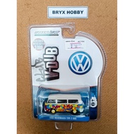 Greenlight V-Dub 1968 Volkswagen Type 2 Bus #51009 Multicolor Peace (1:64)