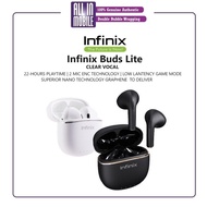 Infinix Buds Lite XE23 (AI ENC Call Noise Cancellation | Playtime Up to 25 Hours | Bluetooth Version