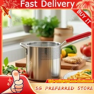 Stainless Steel Multifunctional Deep Fryer Household Small Oil Pot Small Skewer Fryer Induction Cook