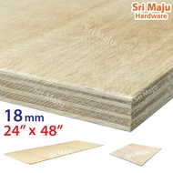 Chopping Boards MAJU (2ft x 4ft) 18mm Plywood Timber Panel Wood Board Sheet Ply Wood Papan Kayu Pera
