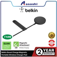 Belkin Boost Charge Magnetic Portable Wireless Charger Pad 7.5W - Black WIA005btBK (for 1phone)