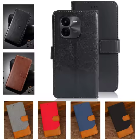 For Vivo iQOO Z9X 5G Case Fashion Wallet Credit Card Slot Flip Back Cover For iQOO Z9X V2353A V2353D