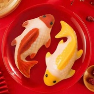 集森 - 錦鯉年糕魚（豆沙餡）+（奶黃餡）220克 x 2隻