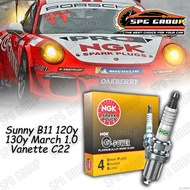 100% ORIGINAL NGK NISSAN VANETTE C22 SUNNY B11 120Y 130Y MARCH 1.0 NGK G-POWER SPARK PLUGS
