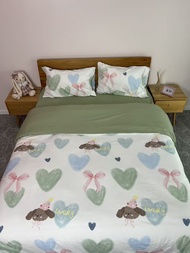 Complete Bed Sheet Set 7 Pieces Sizes 3.5 5 and 6 Feet.