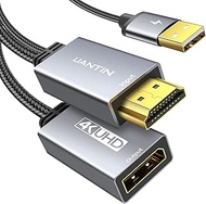 HDMI to DisplayPort Adapter | 4K@60Hz Active HDMI 2.0 Male to DP 1.2 Female Converter Uni-Directiona