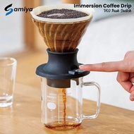 Immersion dripper switch glass v60 coffee switch filter/