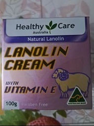 Healthy Care 澳洲製造綿羊油維E護膚霜 100g