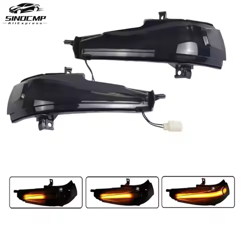 2Pcs Side Mirror Sequential Turn Signal Light 34300-SNB-013 34350-SNB-013 For Honda Civic Mk8 Sedan 