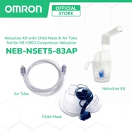 Omron NEB-NSET5-83AP Nebulizer Kit with Child Mask and Air Tube Set for Compressor Nebulizer NE-C803