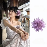 ‍ ️Ganten ‍ ️ Lily flower clip 2025 Sea Anemone flower hair clip