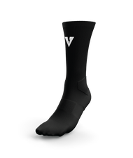 VOLT (สินค้าพร้อมส่ง) ถุงเท้า กีฬา ออกกำลังกาย สีดำ TORQUE 001 ESSENTIAL BLACK SOCKS TQ-0223