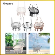 Gepnoo Outdoor Hammock Swing Chair Tassel Swing Sleeping Bed Breathable Portable Swing for Backpacki